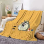 Plaid Totoro Jaune