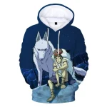 Sweat Princesse Mononoké 3D Loup