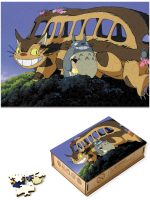 Puzzle Totoro Chat-Bus