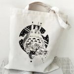 Tote Bag Totoro Noir et Blanc