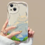 Coque iPhone Totoro En Nuage