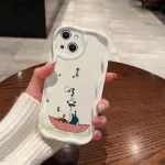 Coque iPhone Totoro Bâteau Parapluie