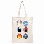 Tote Bag Ghibli Pictogrammes
