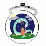 Porte-Clés Chihiro et Haku Nuit