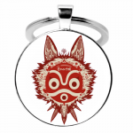 Porte-Clés Princesse Mononoké Masque Japonais