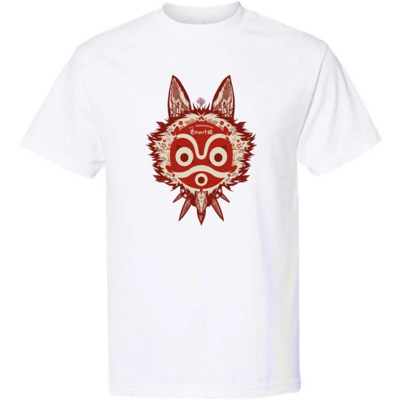 T-Shirt Princesse Mononoké Japonais Masque