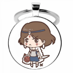 Porte-Clés Princesse Mononoké Kawaii