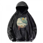 Sweat Totoro Délavé Paysage