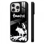 Coque iPhone Princesse Mononoké Noir et Blanc Japonais