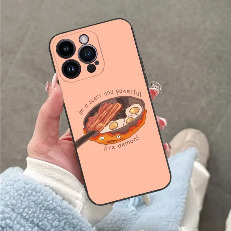 Coque iPhone Calcifer Poêle