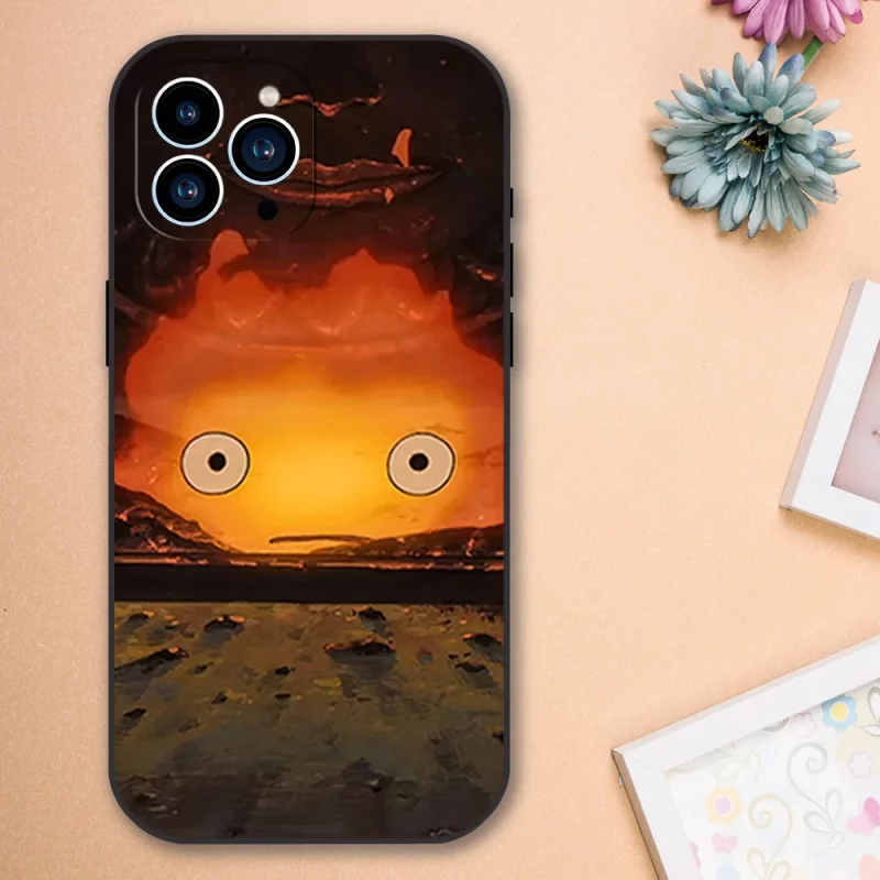 Coque iPhone Calcifer Yeux