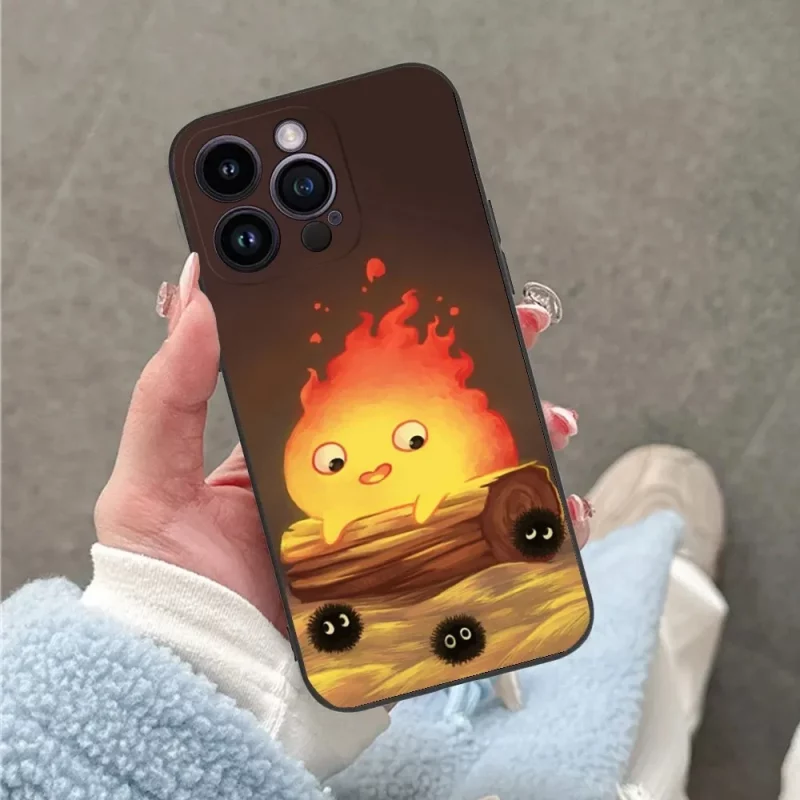 Coque iPhone Calcifer Noiraudes