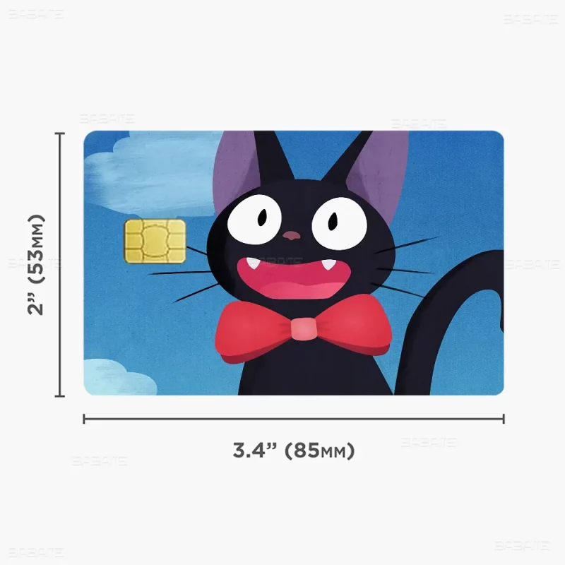 Sticker Carte Bancaire Kiki La Petite Sorcière Jiji Noeud – Image 2