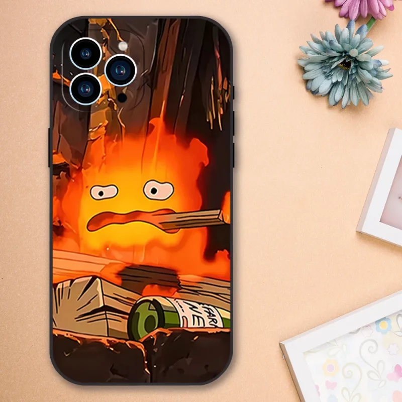 Coque iPhone Calcifer Allumette