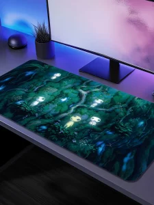 Tapis de Souris Princesse Mononoké Kodamas Forêt