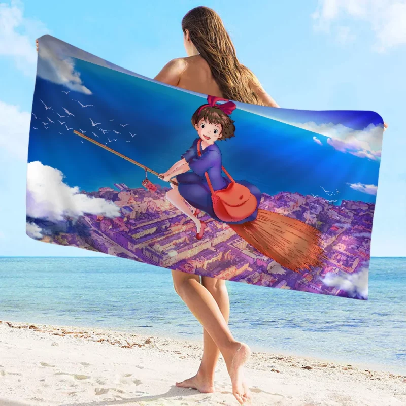 Serviette Kiki La Petite Sorcière Vol
