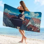 Serviette Kiki La Petite Sorcière Vent