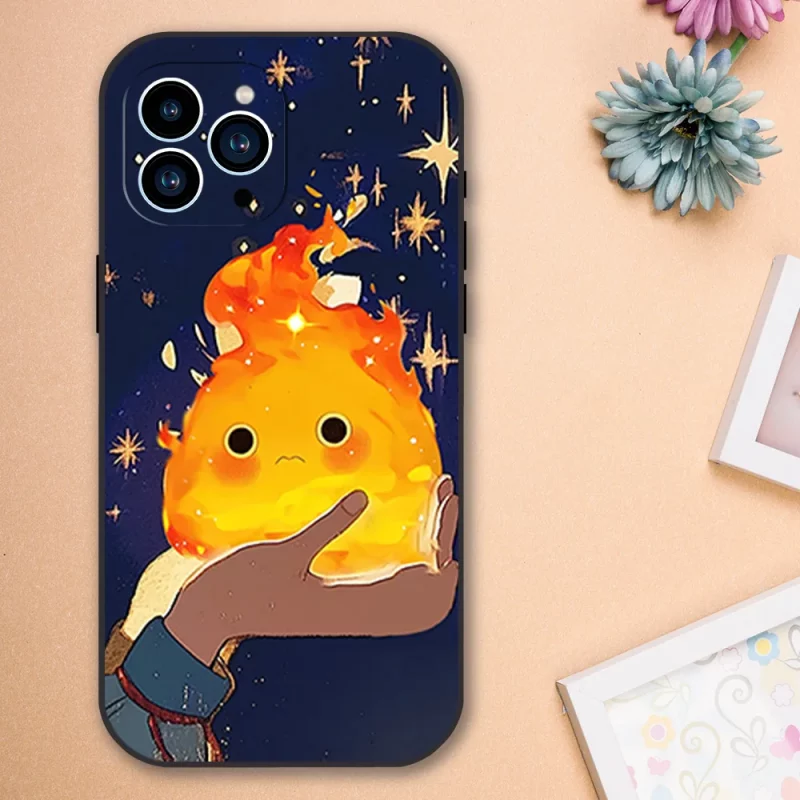 Coque iPhone Calcifer Nuit