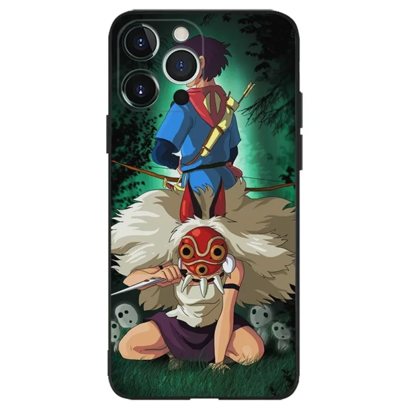 Coque iPhone Princesse Mononoké et Ashitaka