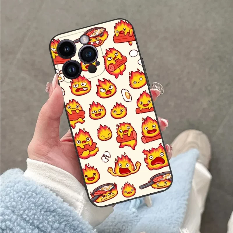 Coque iPhone Calcifer Drôle