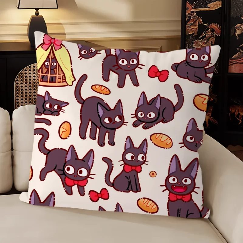 Housse de Coussin Kiki La Petite Sorcière Jiji Pain