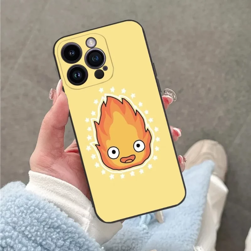 Coque iPhone Calcifer Dessin