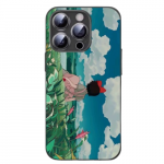 Coque iPhone Kiki La Petite Sorcière Prairie Horizontal