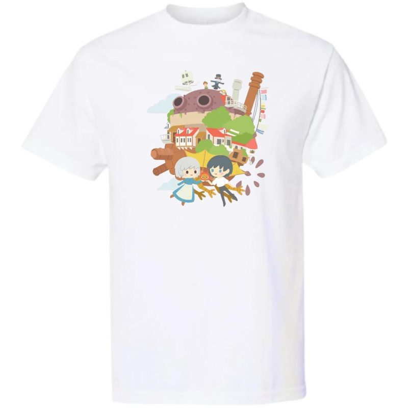 T-Shirt Le Château Ambulant Dessin – Image 2